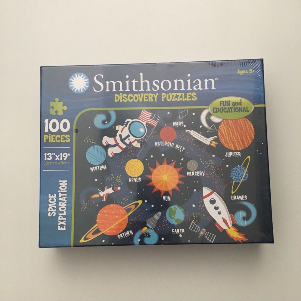 Smithsonian Discovery Kids Space Exploration Puzzle  100-Piece NEW Sealed Age 5+